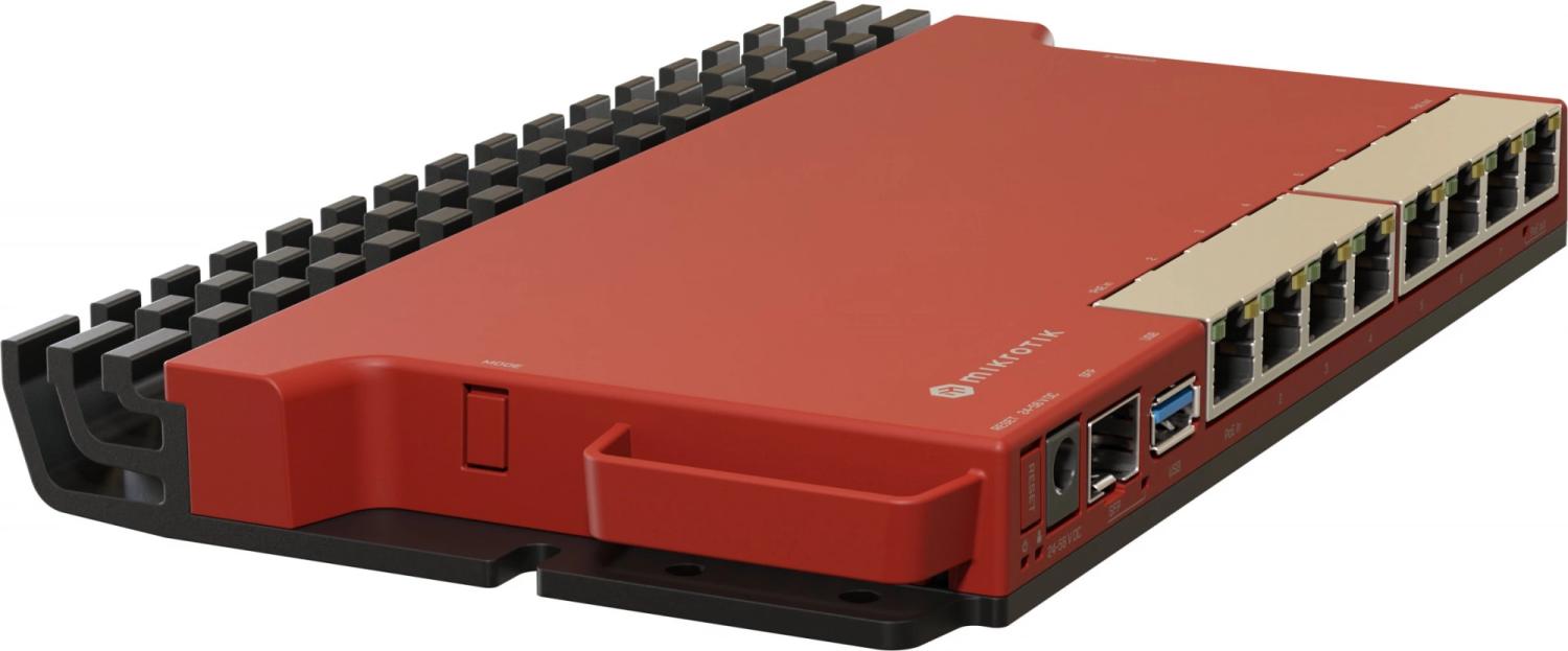 Маршрутизатор MikroTik L009UiGS-RM 10/100/1000BASE-T красный