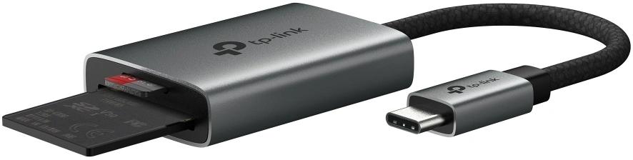 Устройство чтения карт памяти USB Type-C TP-Link UA430C серый