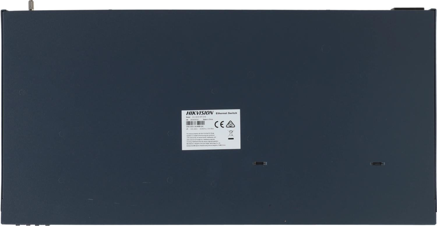 Коммутатор Hikvision DS-3E0518P-E/M(B) (L2) 16x1Гбит/с 2SFP 16PoE 125W неуправляемый