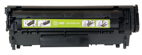 Картридж лазерный Cactus CS-Q2612AS Q2612A черный (2000стр.) для HP LJ 1010/1012/1015/1018/1020/1020Plus/1022/3015/3020