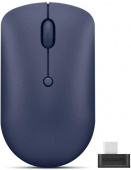 Мышь Lenovo 540 USB-C Wireless Compact темно-синий оптическая 2400dpi беспров. USB-C для ноутбука 3but (GY51D20871)