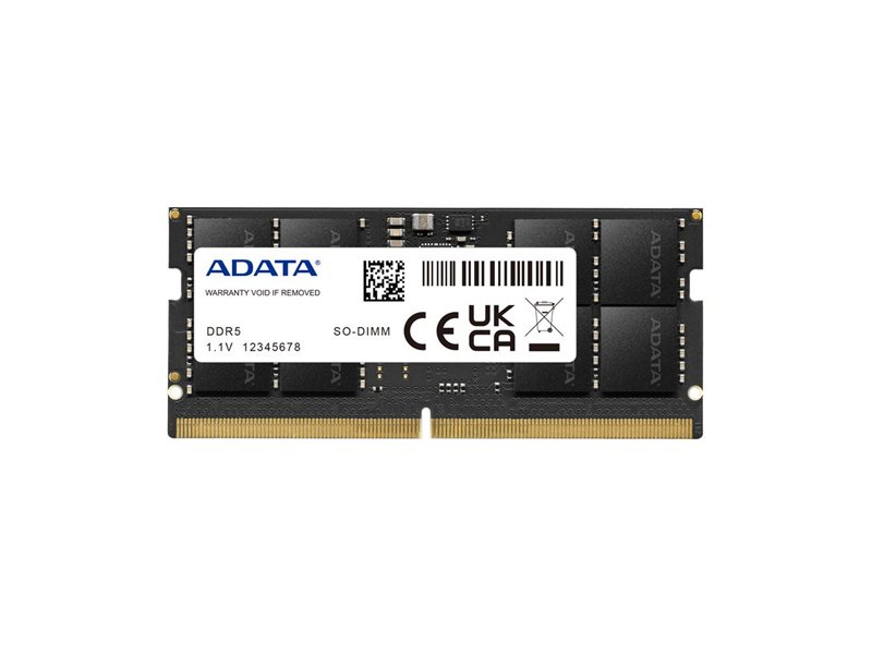 Память DDR5 16GB 4800MHz A-Data AD5S480016G-S RTL PC4-38400 CL40 SO-DIMM 262-pin 1.1В Intel single rank Ret