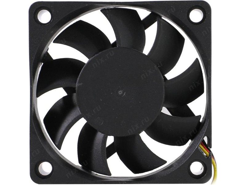 Exegate EX283369RUS Вентилятор ExeGate ExtraSilent ES06015S3P, 60x60x15 мм, подшипник скольжения, 3pin, 2500RPM, 22dBA