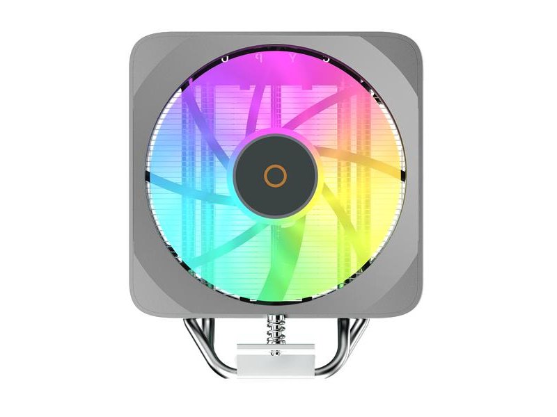 Кулер для процессора Ocypus Delta A40 EX BK Digital, 120mm ARGB FAN, Top Display Panel, 4 HEAT PIPES, 4-PIN PWM, 500-1800 RPM, 29DBA, HYDRO BEARING, LGA115X/1200/1700/18XX, AM4/AM5 (незначительное повреждение коробки)