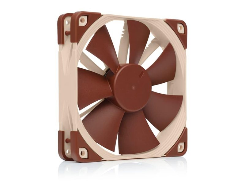 Кулер для корпуса/ Case Cooler Noctua NF-F12 5V (120x120x25mm, 3-pin, 54.97CFM, 22.4dBA, 1500RPM, Beige/Brown)