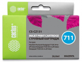 Картридж струйный Cactus CS-CZ131 №711 пурпурный (26мл) для HP DJ T120/T520/530 с чипом