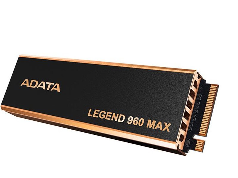 Твердотельный накопитель/ ADATA SSD LEGEND 960 MAX, 4000GB, M.2(22x80mm), NVMe 1.4, PCIe 4.0 x4, 3D NAND, R/W 7400/6800MB/s, IOPs 700 000/550 000, DRAM buffer 4000MB, TBW 3120, DWPD 0.43, with BIG Heat Spreader (5 лет)