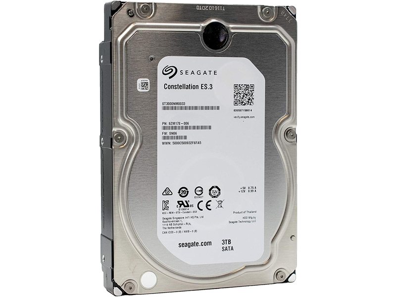 Жесткий диск/ HDD Seagate SAS 3Tb Constellation ES.3 7200 128Mb (clean pulled) 1 year warranty