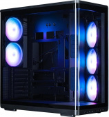 корпус ZALMAN P60, ATX, BLACK, WINDOW, 2x3.5", 3x2.5", 1xUSB TYPE-C, 2xUSB3.0, SIDE 3x120mm ARGB, REAR 2x120mm ARGB