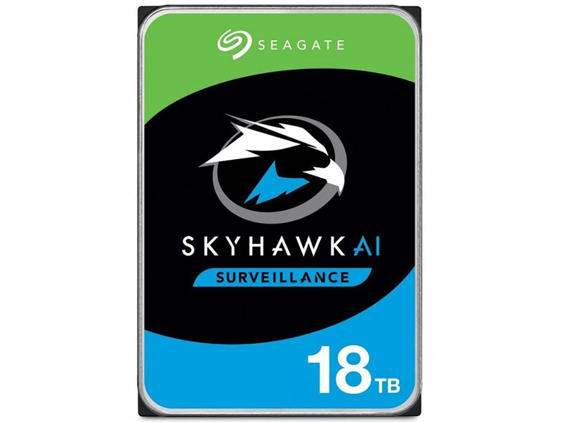 Жесткий диск/ RECERTIFIED HDD Seagate SATA 6Gb/s 18Tb SkyHawk AI 7200 256Mb 1 year warranty (Used HDD   12 000–14 000 operational hours) RECERTIFIED