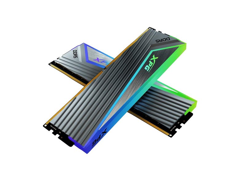 Память DDR5 2x16GB 6400MHz A-Data AX5U6400C3216G-DCCARGY XPG Caster RGB RTL Gaming PC5-51200 CL32 DIMM ECC 288-pin 1.4В kit single rank с радиатором Ret