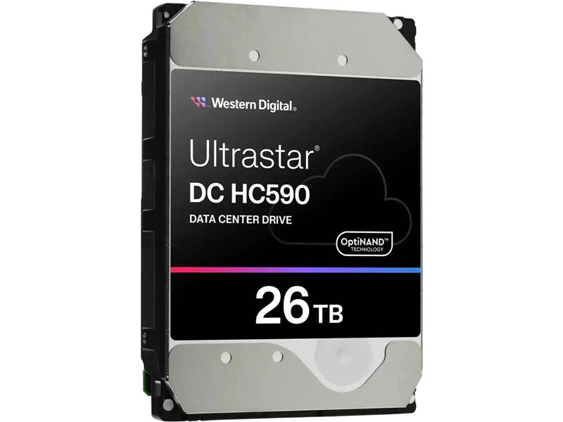 Жесткий диск/ HDD WD SATA3 Server 26Tb Ultrastar DC HC590 7200 6Gb/s 512MB 1 year warranty (replacement ST24000NM002H, MG11ACA24TE, WUH722424ALE6L4, WUH722424ALE604, WUH722624ALE6L4, WD241KRYZ)