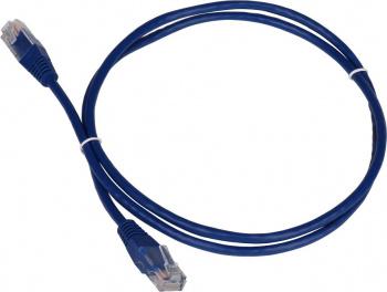 Патч-корд Lanmaster TWT-45-45-0.5-BL UTP RJ-45 вил.-вилка RJ-45 кат.5E 0.5м синий ПВХ (уп.:1шт)