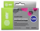 Картридж струйный Cactus CS-EPT1293 T1293 пурпурный (10мл) для Epson B42/BX305/BX305F/BX320/BX525/BX625/SX420/SX425/SX525/SX622 с чипом