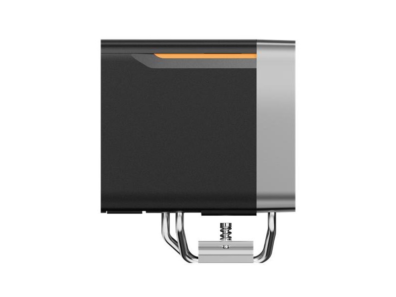 Кулер для процессора/ CPU Cooler Ocypus Delta A62 EX BK Digital (250W, 4-pin PWM, LED temp., 160mm, Al/Cu, 6x6mm, 2x120mm, 70CFM, 31dBA, 1800RPM, S: 1851/1700/1200/115X, AM5/AM4, black)