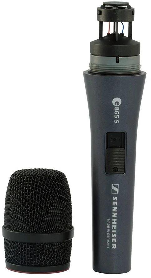 Микрофон проводной Sennheiser E 865-S черный