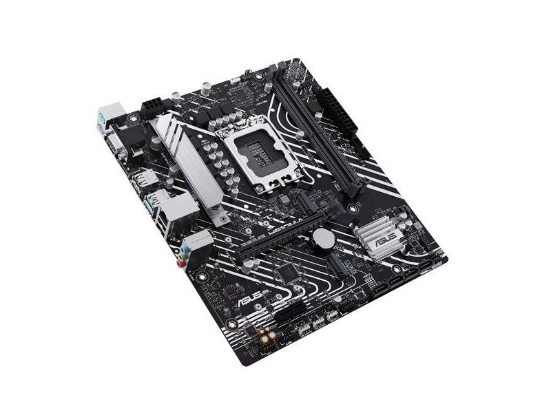 Материнская плата ASUS PRIME H610M-A-CSM, LGA1700, H610, 2*DDR5, 4*SATA, 2*M.2, 2*USB 3.2, 4*USB 2.0, 1*PCIx16, 1*PCIx1, HDMI+DP+D-Sub, mATX; 90MB1G20-M0EAYC