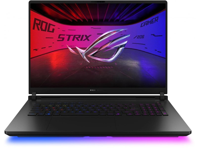 Ноутбук игровой ASUS ROG Strix Scar 18 G835LX-SA022W 18", 2025, IPS, Intel Core Ultra 9 275HX 2.7ГГц, 24-ядерный, 32ГБ DDR5, 1ТБ SSD,  NVIDIA GeForce  RTX 5090 для ноутбуков - 24 ГБ, Windows 11 Home, черный [90nr0lf1-m000v0]