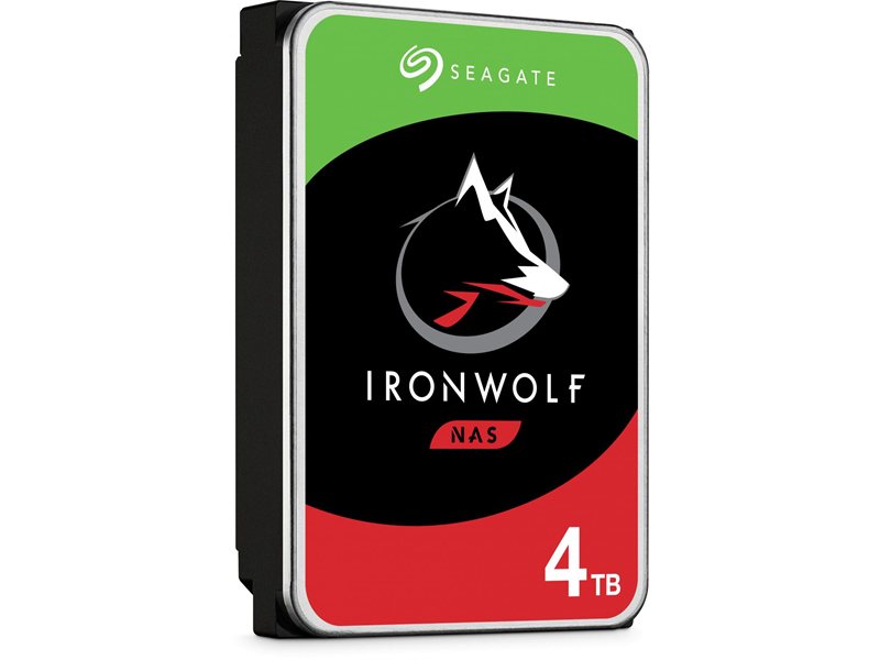 Жесткий диск Seagate IronWolf NAS HDD SATA 4Tb, 5900 rpm, 64Mb buffer, 512e/4Kn, ST4000VN008, 1 year, (analog ST4000VN000)