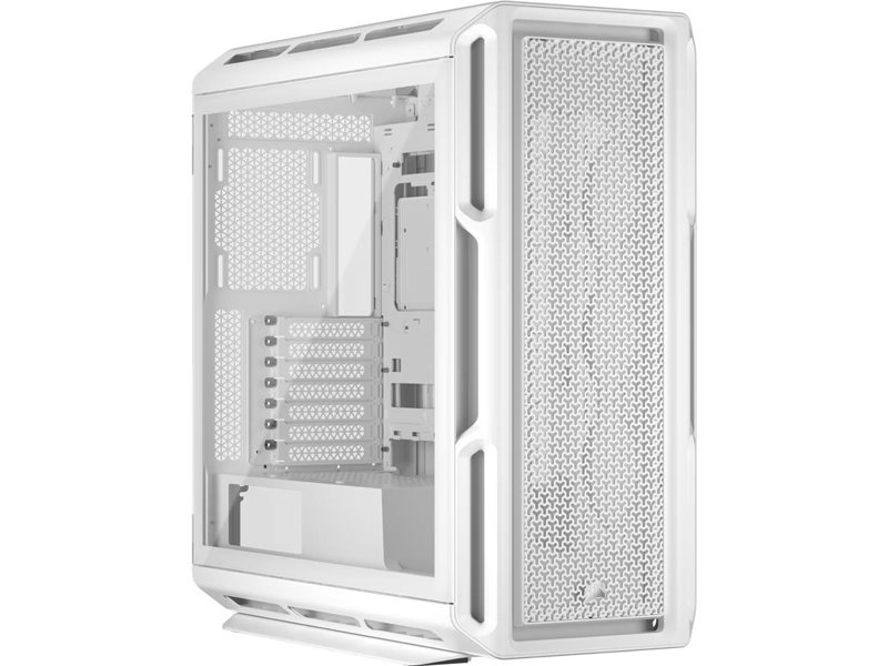 Корпус без блока питания/ Case Corsair 5000T, Midi-Tower, TG, no fan, 4xUSB-A 3.2, 1xUSB 3.2 Type-C, E-ATX, ATX, mATX, mITX White