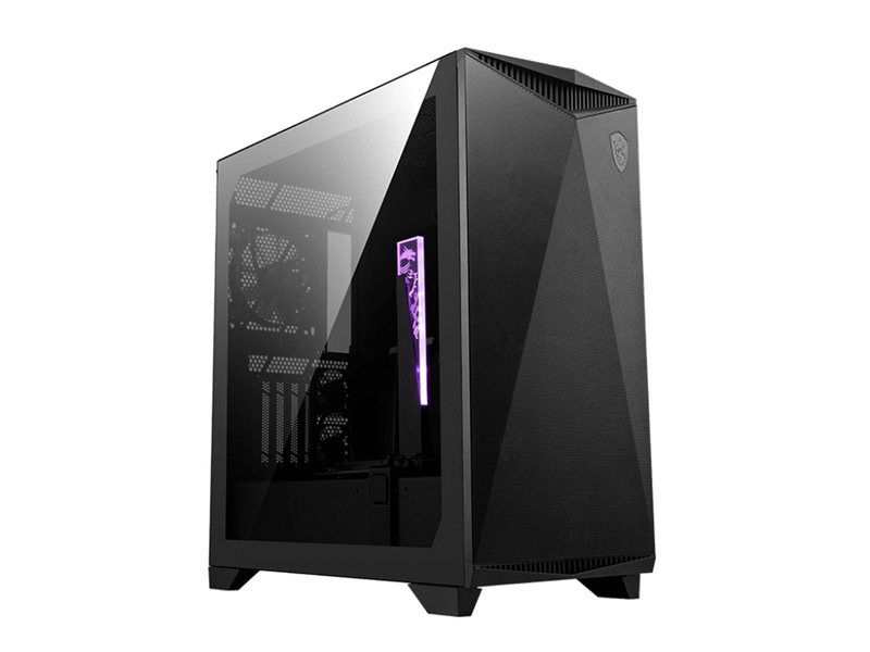 Корпус MSI MPG GUNGNIR 300P AIRFLOW 2xUSB 3.2 Gen 1, 1xUSB 3.2 Gen2 Type-C, 4x120mm PWM black Fan, 1x80mm Fan, 2x 6015 Fan, MPG PCI-E 4.0 X16 RISER CABLE, Tempered Glass Window