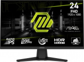 Монитор MSI 23.8" Mag 244F черный IPS LED 16:9 HDMI матовая 300cd 178гр/178гр 1920x1080 200Hz DP FHD 2.88кг