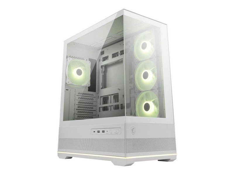 Корпус MSI MAG Pano 110R PZ белый без БП ATX 6x120mm 4x140mm 2xUSB3.0 audio AirDuct bott PSU