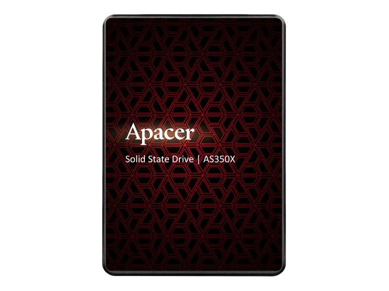 Твердотельный накопитель Apacer SSD PANTHER AS350X 256Gb SATA 2.5" 7mm, R560/W540 Mb/s, 3D NAND, IOPS 81K/74K, MTBF 1,5M, 180TBW, Retail, 3 years (AP256GAS350XR-1)