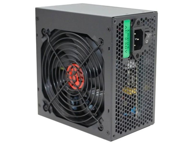Ginzzu CB700 12CM black,24+4p,2 PCI-E(6+2), 6*SATA, 3*IDE,оплетка MB, кабель питания