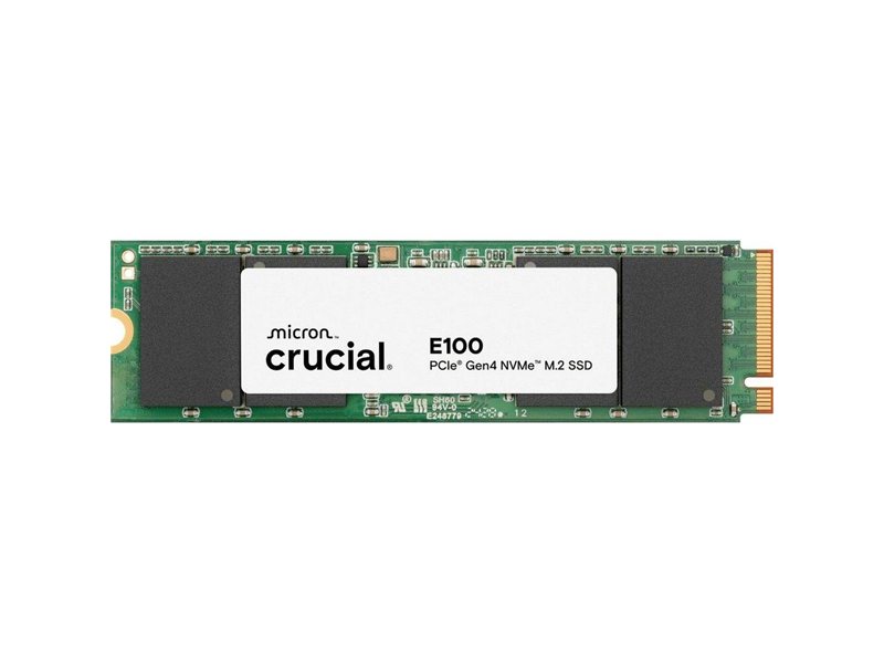 Твердотельный диск 2TB Crucial E100 M.2, M.2 2280, PCI-E 4x4 [R/W - 5000/4500 MB/s]