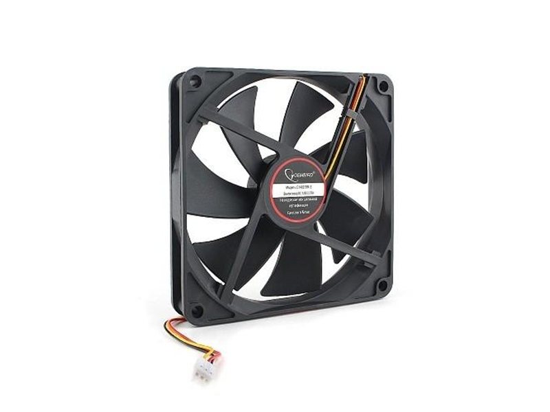 Gembird Вентилятор 140x140x25, шарикоподшипник, 3 pin, провод 40 см (D14025BM-3)