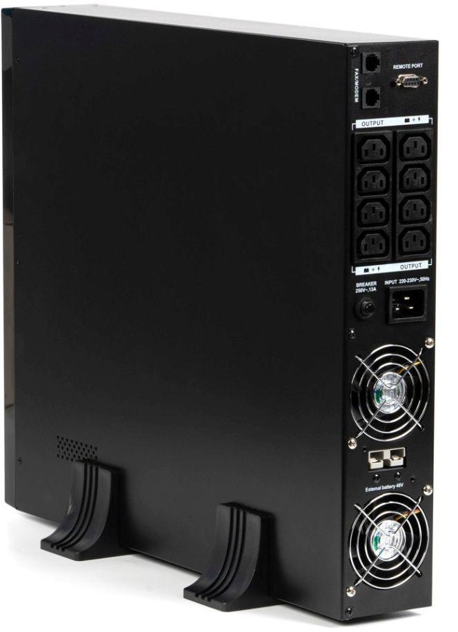 Источник бесперебойного питания Бастион 2000-Rack-In-4X9-E 1400Вт 2000ВА черный