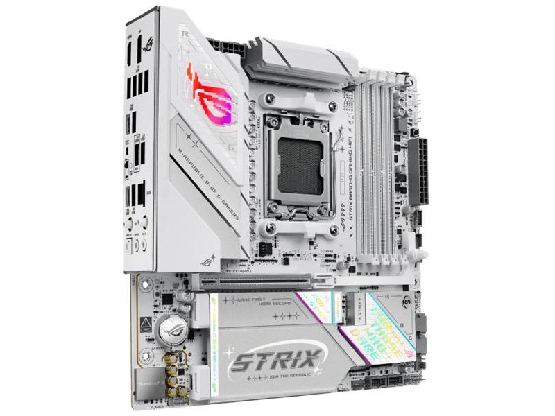 Материнская плата ASUS ROG STRIX B850-G GAMING WIFI AM5 micro-ATX 4xDDR5 PCIEx16 4xM.2 2xUSB-C DP HDMI 2.5GLAN Wi-Fi 7