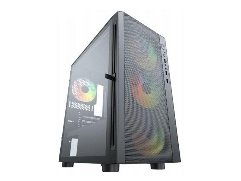 Корпус ACD Citadel 104 (AH-TC4GA-0000) 3403 with USB3.0*1+USB2.0*2+HD audio,3*12cm F1 ARGB fans at front(Slave fans) ,1*12cm F1 ARGB fan at rear (Master fan)