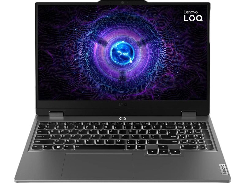 Ноутбук Lenovo LOQ 15IRX9 Core i7 13650HX 16Gb SSD512Gb NVIDIA GeForce RTX4050 6Gb 15.6" IPS FHD (1920x1080) без ОС grey WiFi BT Cam (83DV01CTSA)