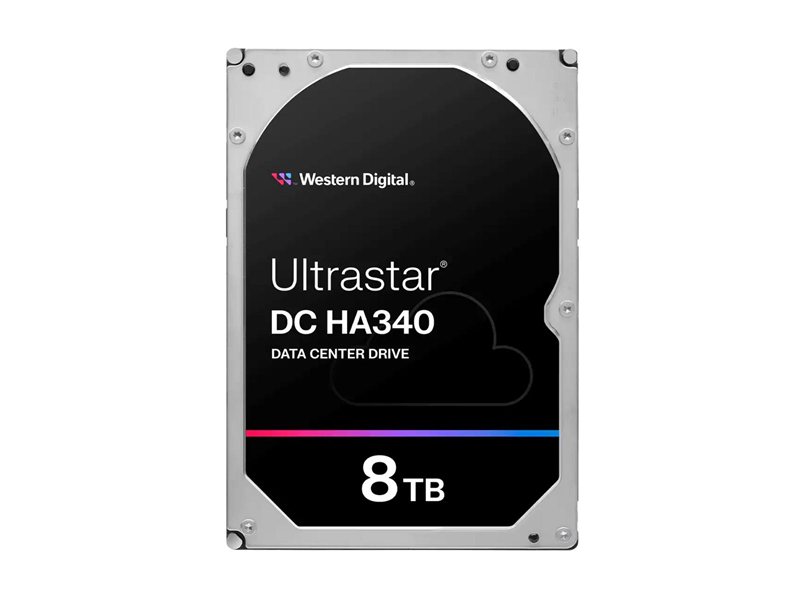 Жесткий диск/ HDD WD SATA 8Tb Ultrastar DC HA340  3.5" 6Gb/s 7200RPM 256MB 1 year warranty (replacement HUS728T8TALE6L4, HUH721008ALE604, ST8000NM017B)