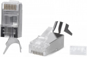 Коннектор Cabeus (8P8C-SH-C6(1.35)-TWP) FTP кат.6 RJ45 серебристый