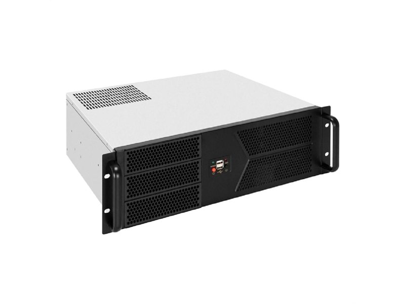 Exegate EX297730RUS Серверный корпус ExeGate Pro 3U400-07 <RM 19", высота 3U, глубина 400, без БП, 2*USB>