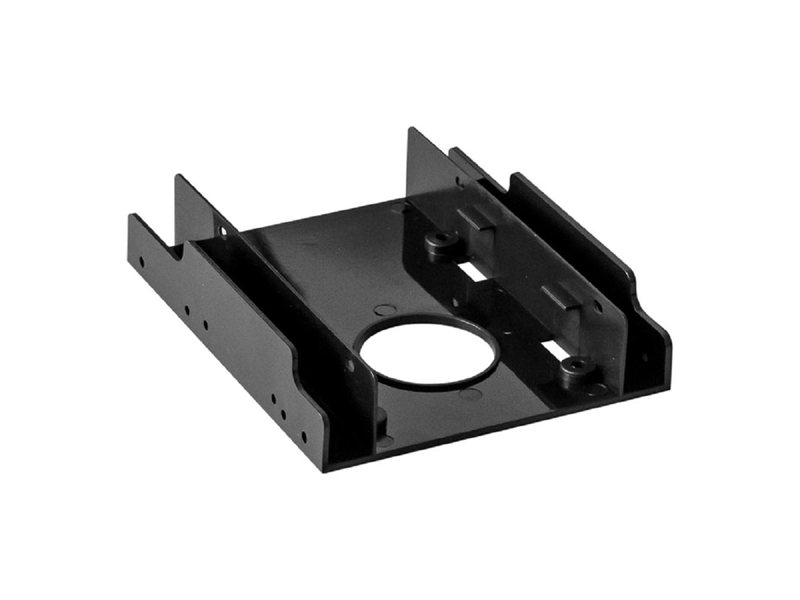 Exegate EX292545RUS Салазки (переходник) ExeGate HD-22T3P пластиковые для установки 2xHDD/SSD 2.5" в отсек 3.5"
