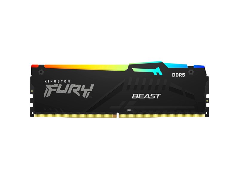 Модуль памяти Kingston 32GB DDR5 6400 DIMM FURY Renegade Silver XMP Gaming Memory KF564C32RSK2-32 Non-ECC, CL32, 1.4V, (Kit of 2) 1RX8 32-39-39 288-pin 16Gbit, RTL