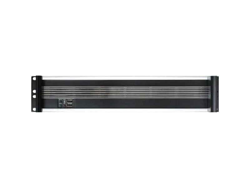 Exegate EX284958RUS Серверный корпус ExeGate Pro 2U450-09 <RM 19", высота 2U, глубина 450, без БП, 2*USB>