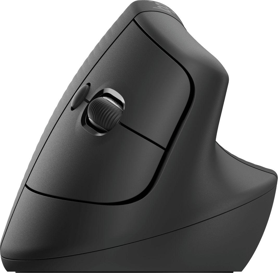 Мышь Logitech Lift графитовый оптическая 4000dpi silent беспров. BT/Radio USB для ноутбука 5but (910-006479)