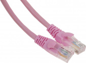 Патч-корд Cablexpert PP12-1M/RO 1000Гбит/с UTP 4 пары cat.5E CCA molded 1м розовый RJ-45 (m)-RJ-45 (m)