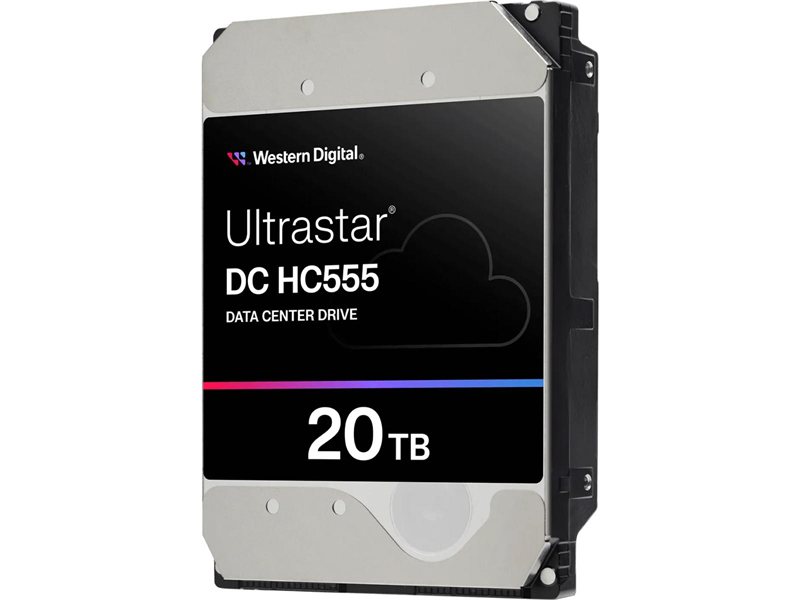 Жесткий диск/ HDD WD SATA Server 20Tb Ultrastar DC HC555 7200 6Gb/s 512MB 1 year warranty (replacement WUH722020BLE604)