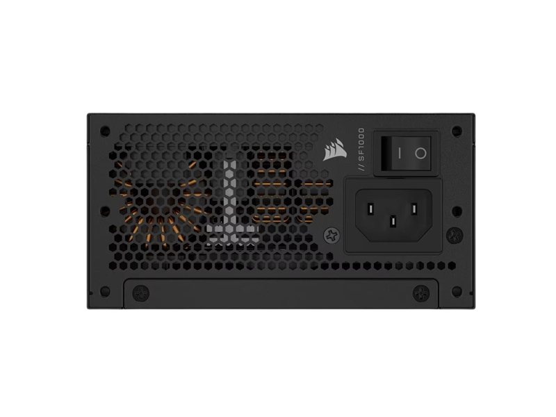 Блоки питания/ Power Supply Corsair SF1000, Model RPS0176, 1000W 80+ Platinum (SFX, 3.1, PCIe 5.1, Full modular, 1x24(20+4)pin, 1x12VHPWR, 2x4+4-pin CPU +12V (EPS), 3x4-pin Molex, 4x6+2-pin PCIe, 8xSATA3, Active, 92x92mm, 125x100x63.5mm, APFC, Power cable