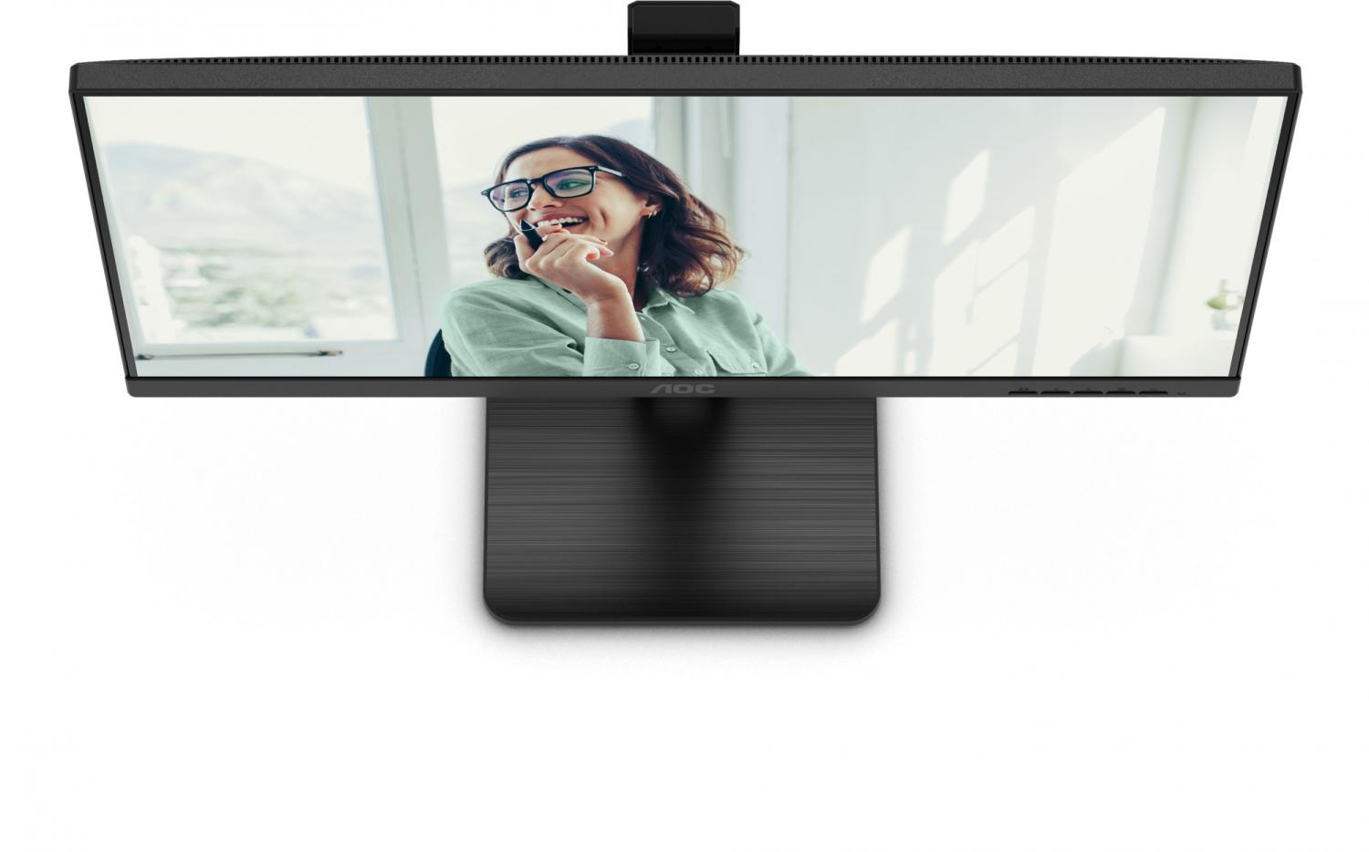 Монитор AOC 27" Pro Q27P3CV черный IPS LED 4ms 16:9 HDMI M/M матовая HAS Piv 1000:1 350cd 178гр/178гр 2560x1440 75Hz DP QHD USB 6.81кг