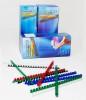 Пружины для переплета пластиковые Office Kit d=45мм 341-410лист A4 белый (50шт) BP2121
