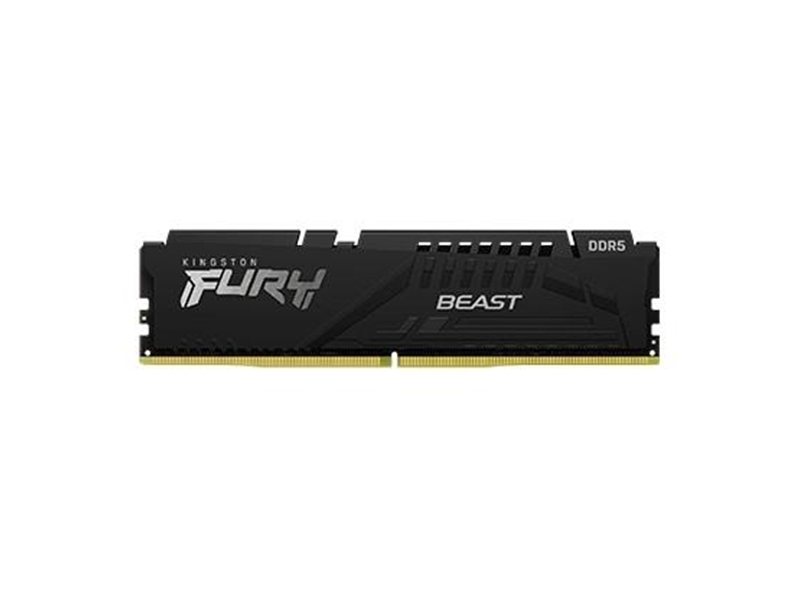 Память DDR5 16GB 5200MHz Kingston KF552C40BB-16 Fury Beast RTL Gaming PC5-41600 CL40 DIMM UDIMM 288-pin 1.25В single rank с радиатором Ret