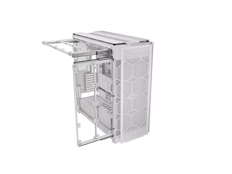 Корпус без блока питания/ Case Corsair iCUE LINK 9000D Airflow, Full-Tower, TG, no fan, 4xUSB-A 3.2, 2xUSB 3.2 Type-C, SSI-EEB, E-ATX, ATX, mATX, mITX White
