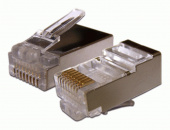 Коннектор Lanmaster (TWT-PL45/S-8P8C-6T) FTP кат.6 RJ45 (упак.:100шт)